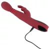 You2Toys Massager - lökő-forgó, melegítő G-pont vibrátor (piros)
