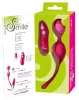 SMILE Love Balls - rádiós vibrációs tojás -82g (pink)