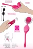 SMILE Love Balls - rádiós vibrációs tojás -82g (pink)