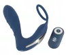 You2Toys Prostate Plug - anál vibrátor péniszgyűrűvel (kék)