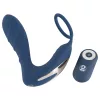 You2Toys Prostate Plug - anál vibrátor péniszgyűrűvel (kék)