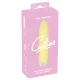 Cuties Mini Yellow - akkus, szilikon rúdvibrátor (sárga)