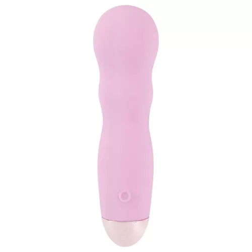 Cuties Mini Rose - akkus, hullámos vibrátor (pink)