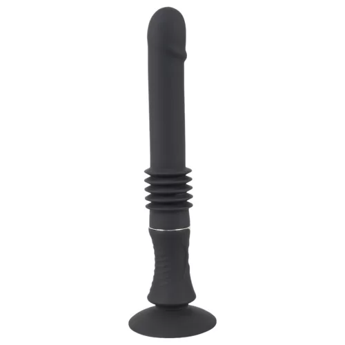You2Toys Fucking Machine - tapadókorongos lökő vibrátor (fekete)