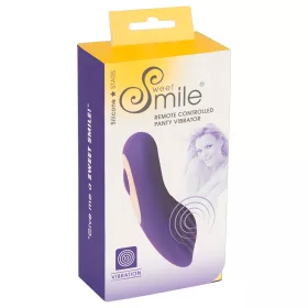 SMILE Panty - akkus, rádiós csikló vibrátor (lila)