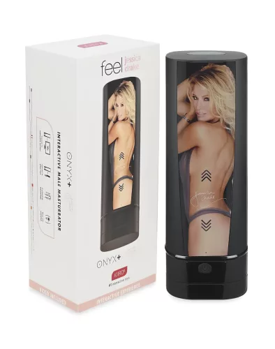 Kiiroo Onyx+ Jessica Drake - interaktív maszturbátor (fekete)