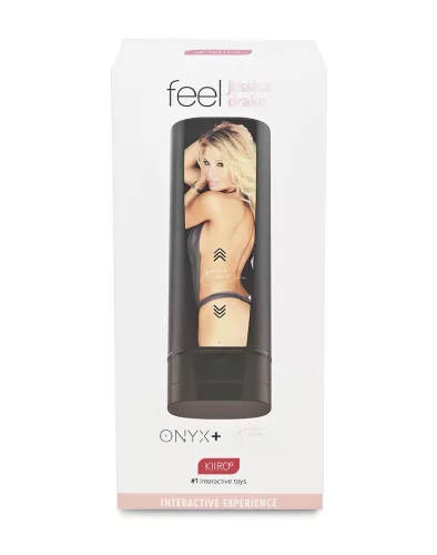 Kiiroo Onyx+ Jessica Drake - interaktív maszturbátor (fekete)