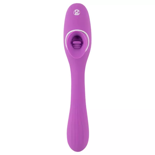 You2Toys 2 Function Vibe - akkus 2in1 vibrátor (lila)