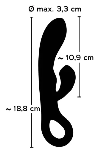 You2Toys - Rabbit Petit - akkus, csiklóizgató vibrátor (lila)