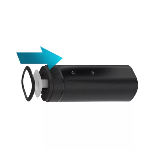 Kiiroo Onyx+ - interaktív maszturbátor (fekete)