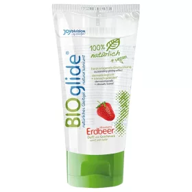 BIOglide - vízbázisú síkosító - eper (80 ml)