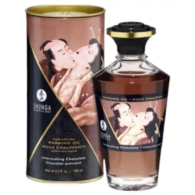 Shunga - melegítő masszázsolaj - csoki (100ml)