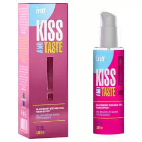   Intt Kiss and Taste - melegítő hatású síkosító gél - szeder (55ml)