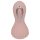 Lonely - akkus, vízálló szívó-nyaló mell vibrátor (pink)