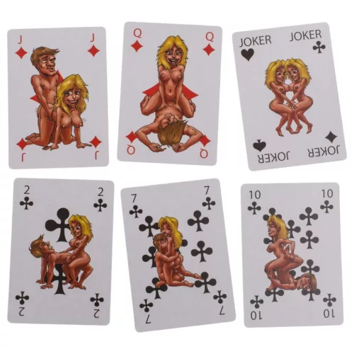 Kama Sutra - mókás francia kártya kínáló - 24 db