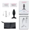 Lovense Hush 2 S – App-vezérelt análvibrátor (38 mm, fekete)