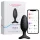 Lovense Hush 2 M – App-vezérelt análvibrátor (45 mm, fekete)