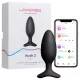 Lovense Hush 2 M – App-vezérelt análvibrátor (45 mm, fekete)