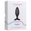 Lovense Hush 2 M – App-vezérelt análvibrátor (45 mm, fekete)