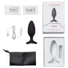 Lovense Hush 2 M – App-vezérelt análvibrátor (45 mm, fekete)