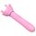 / Sunfo - 2in1 mellbimbó vibrátor (pink)