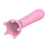 / Sunfo - 2in1 mellbimbó vibrátor (pink)