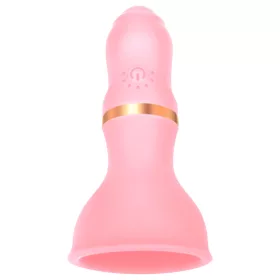 Sunfo - akkus mell vibrátor (pink)