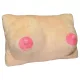 Mellformájú plüsspárna