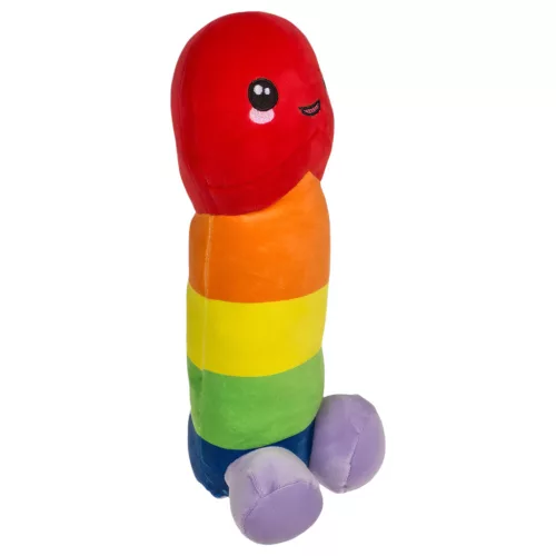 Plüss fütyi - 30 cm (szivárvány)