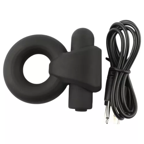 Pulselock Vantr - akkus vibrációs péniszgyűrű (fekete) - 25mm