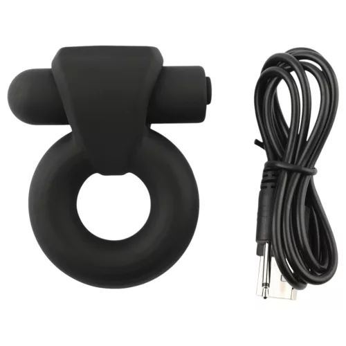 Pulselock Vantr - akkus vibrációs péniszgyűrű (fekete) - 25mm