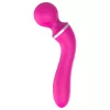 Lonely 2in1 - masszírozó és G-pont vibrátor 3 feltéttel (pink)