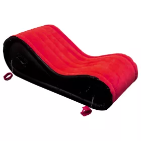   Magic Pillow - Felfújható BDSM szexbútor - bilinccsel - nagy (piros)