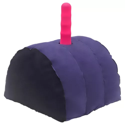 Magic Pillow - Felfújható szexpárna - dildótartóval (lila)