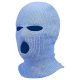 Balaclava - kötött szopó maszk 3 nyílással (kék)