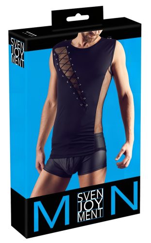 Svenjoyment - fűzős férfi felső (fekete)
