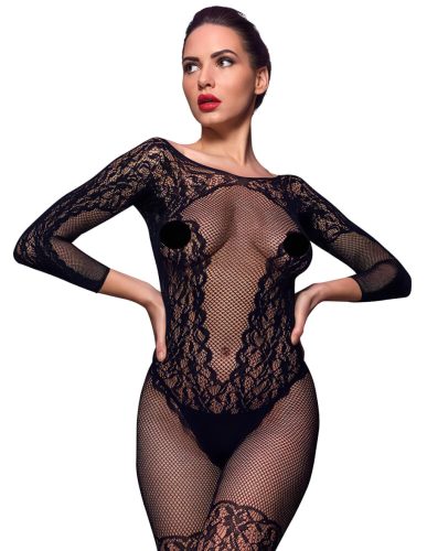 A szürke ötven árnyalata - pikáns csipkés overál (fekete)