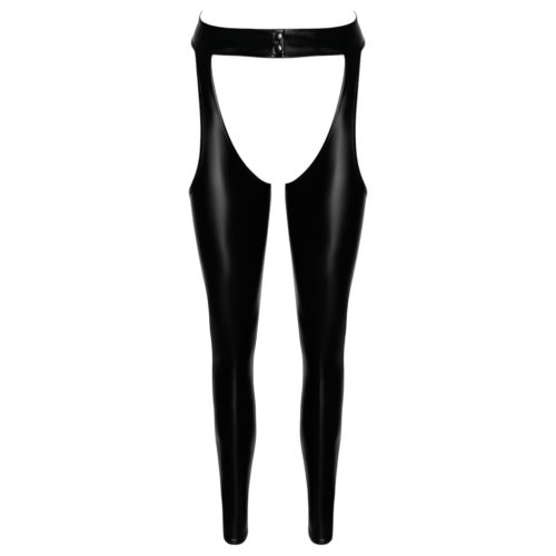 Noir - fényes harisnya - chaps (fekete)