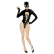 Black Velvets - hosszúujjú Batwoman body (fekete)