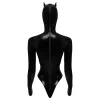 Black Velvets - hosszúujjú Batwoman body (fekete)