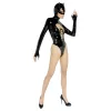 Black Velvets - hosszúujjú Batwoman body (fekete)