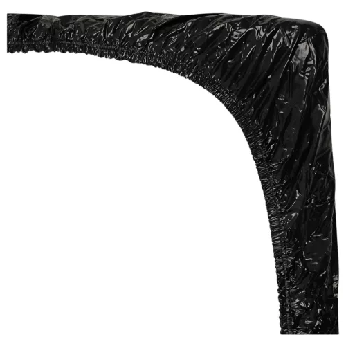 Fetish - lakk lepedő - gumis - 160 × 200 cm (fekete)
