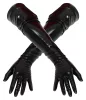 LATEX - hosszú, unisex kesztyű (fekete)