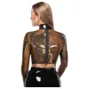 LATEX - áttetsző latex felső (áttetsző-fekete)