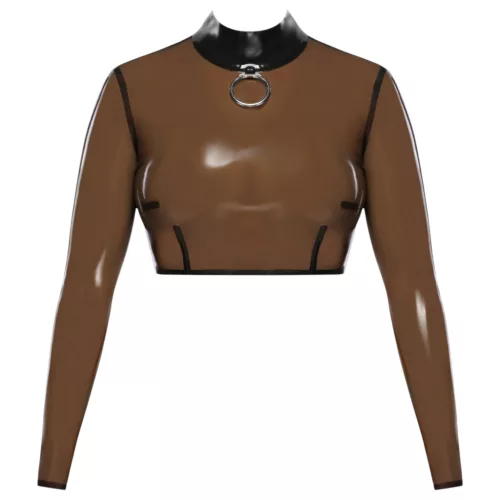 LATEX - áttetsző latex felső (áttetsző-fekete)