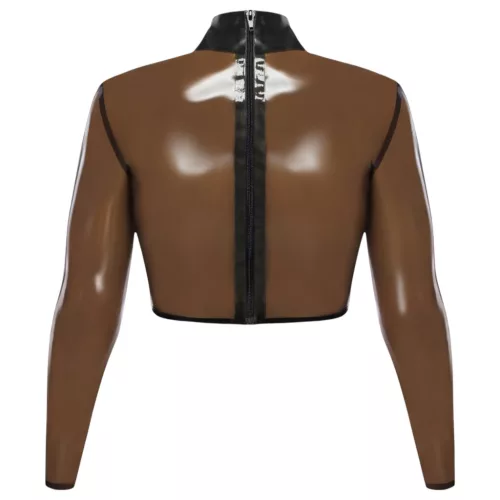 Late X áttetsző latex felső (áttetsző-fekete)
