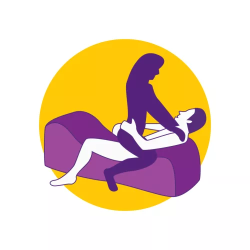 Magic Pillow - Felfújható szex szófa - nagy (kék)