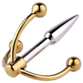 Urethralplay - horgonyos fém dilátor - 4,5cm (ezüst)