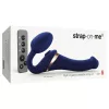 Strap-on-me S - felcsatolható, léghullámos vibrátor - (kék)
