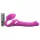 Strap-on-me M - felcsatolható, léghullámos vibrátor (pink)